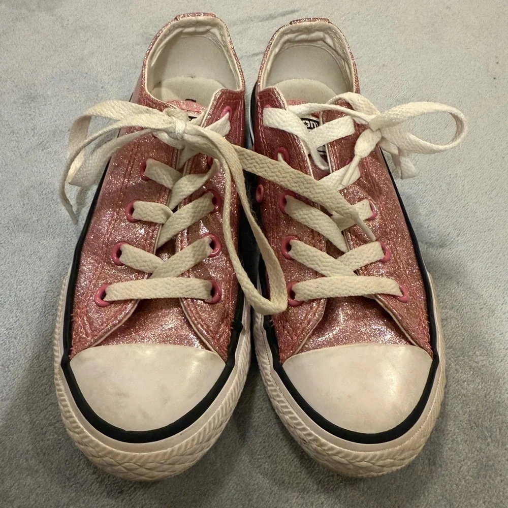 Converse Kids Glitter Pink Sneakers